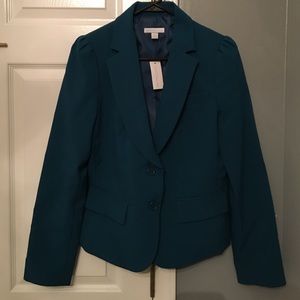 NWT New York & Co Teal Blazer