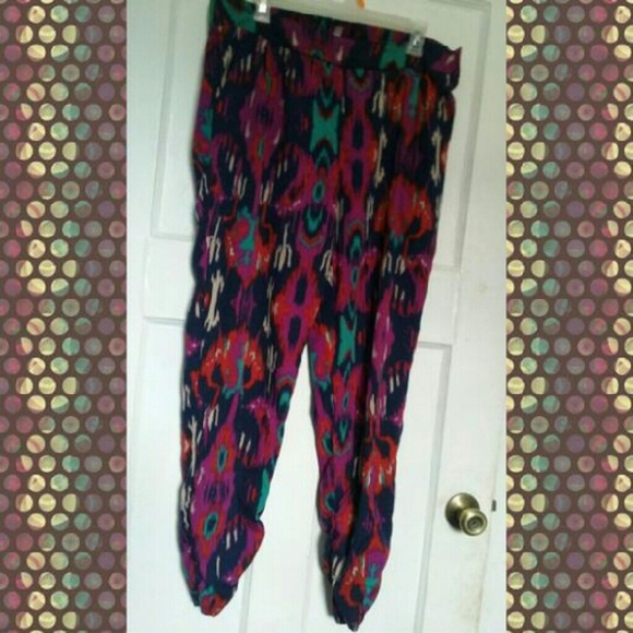Silk joggers