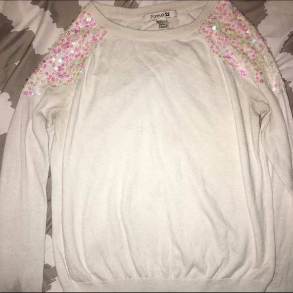 Forever 21 sequined sweatshirt