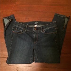 Ann Taylor Loft skinny ankle jeans