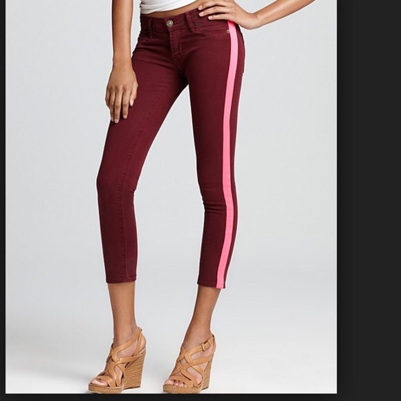 Hudson Tuxedo Lou Lou Crop Super Skinny- NEW
