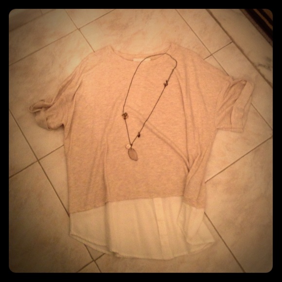 Khaki Forever 21 casual wear shirt
