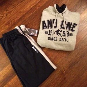 AND1 Sweatshirt and Sweatpants