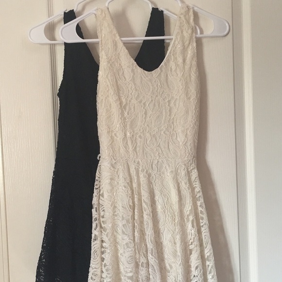 Black & Cream Dress Combo