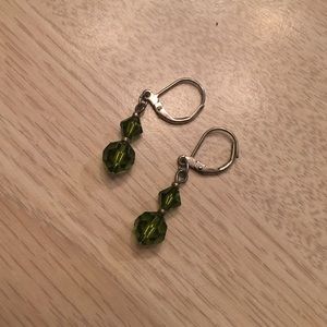 Green earring