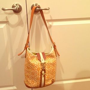 Spartina Orange/White Purse