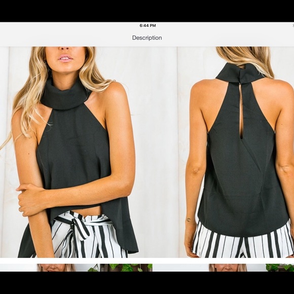 Black Color sexy top - Picture 2 of 4