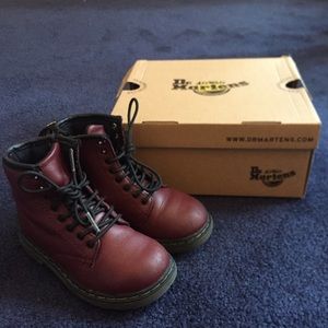 Kids Cherry Red Rouge Brooklee Dr. Martens
