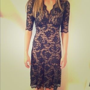 CAbi Black Lace Dress