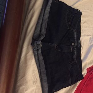 Denim shorts