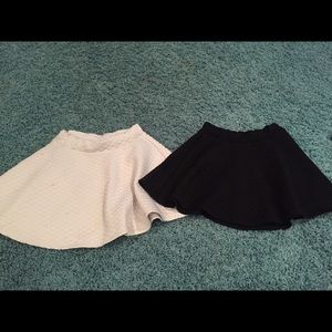 Bundle two high wasted skirts