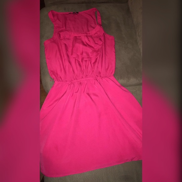Pink Ruffled EXPRESS Dress!!