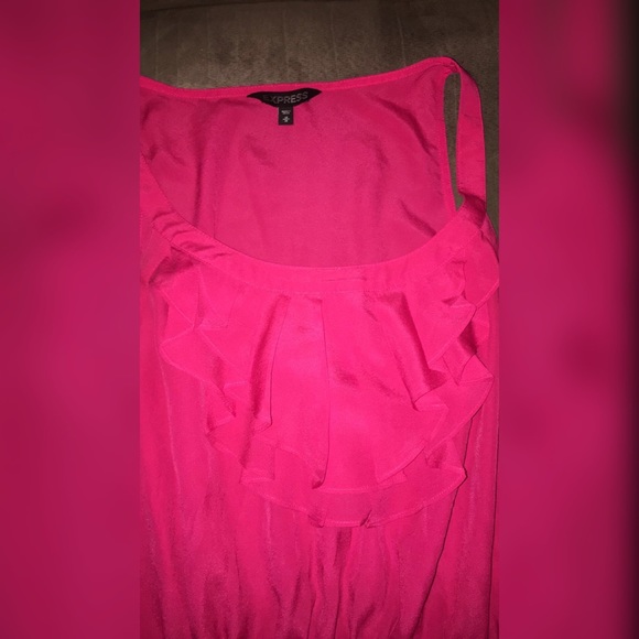 Pink Ruffled EXPRESS Dress!! - Picture 2 of 2