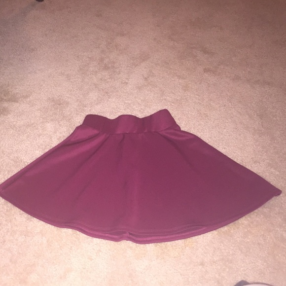 Burgundy skirt from forever 21