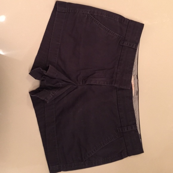 J CREW Navy Chino Shorts 3"