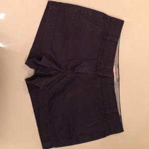 J CREW Navy Chino Shorts 3"