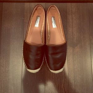 Halogen Leather Espadrilles
