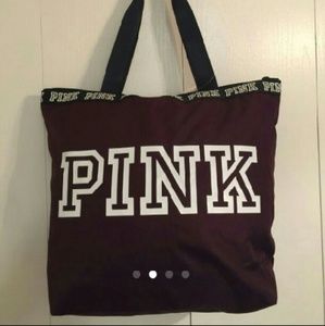 Pink tote bag