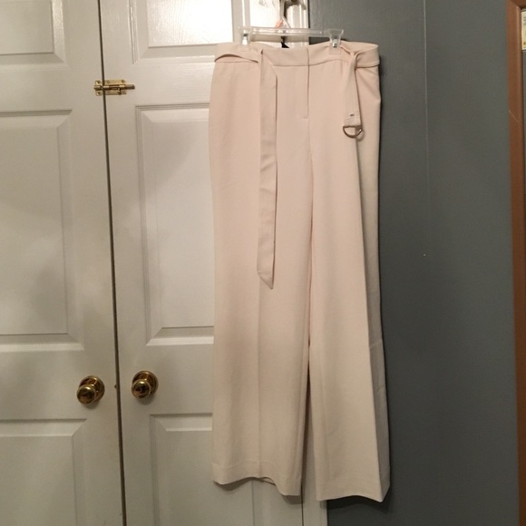 Cream White House Black Market Pants