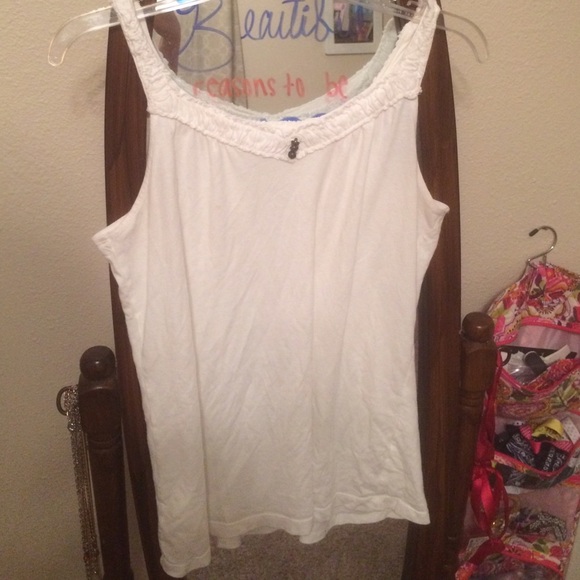 White tank top
