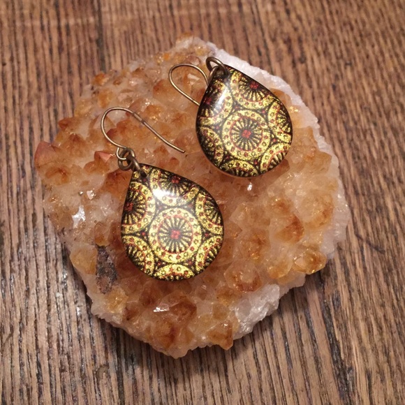Patterned Acrylic Earrings
