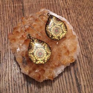 Patterned Acrylic Earrings