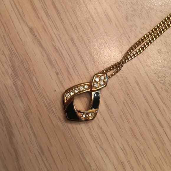 Dressy black and silver necklace
