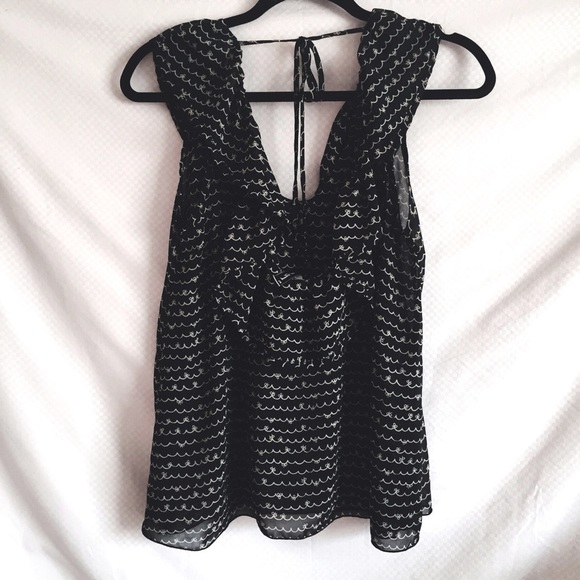 Ruffled Sleeveless Top - Picture 3 of 4