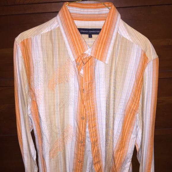 New French Connection Men's Button Down - L