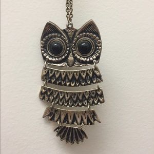Large owl necklace