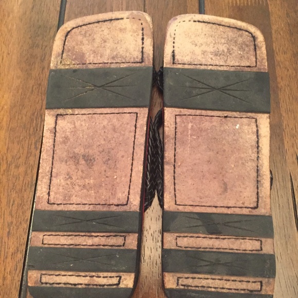 Cole Haan Resort sandals red and black - Picture 3 of 3