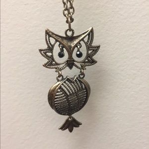 Small owl necklace