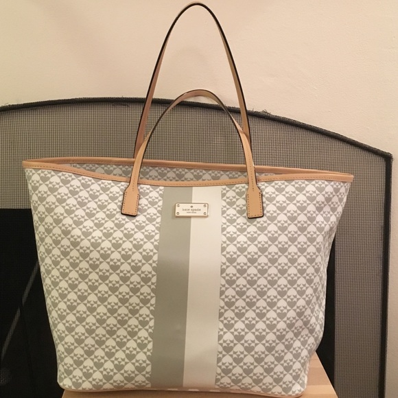 Kate Spade Margareta white tote bag