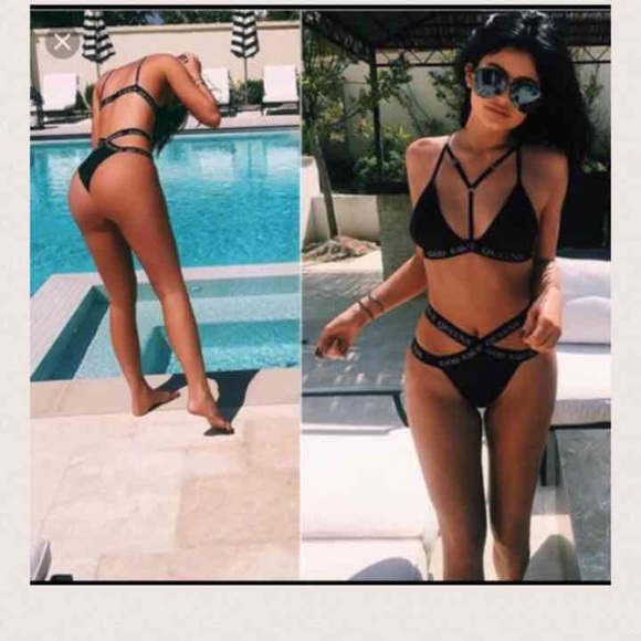 KYLIE JENNER GOD SAVES QUEEN BIKINI-