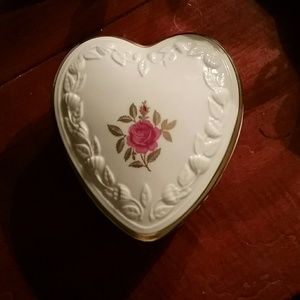 Vintage Lenox Heart Shaped Covered Box