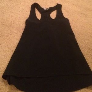 Frenchi Black Racerback dressy tank