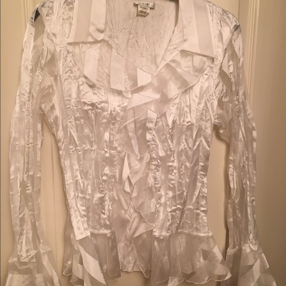 Elegant white blouse