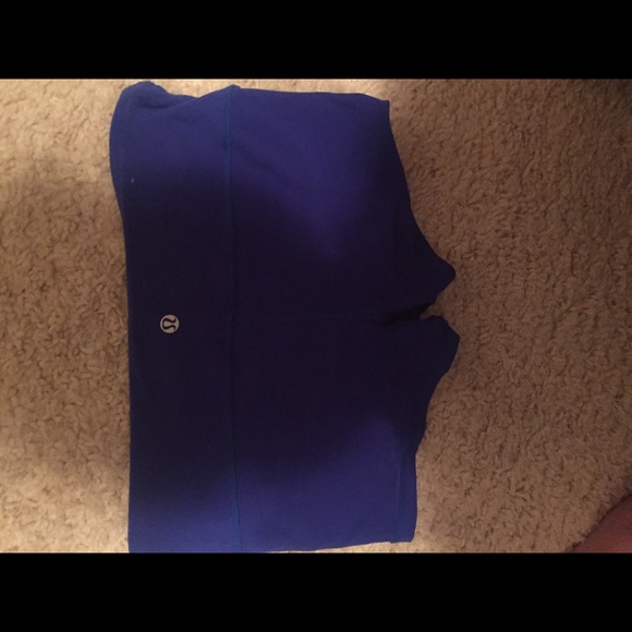 LULULEMON blue spandex size 6