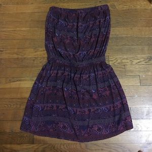 Strapless boho dress✨