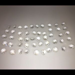 Set of 50 Crystal chandelier prisms, brand new!