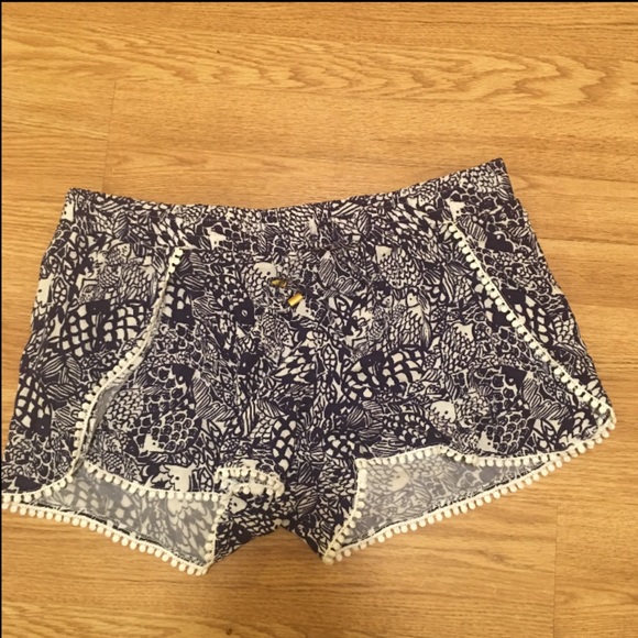 Floral printed shorts