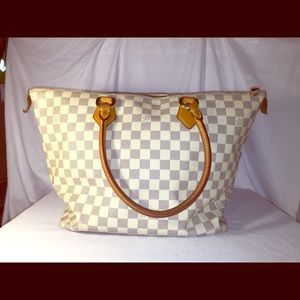 Authentic Loius Vuitton Saleya Azur MM
