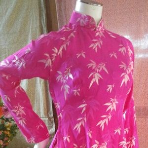 Electric pink Asian top.