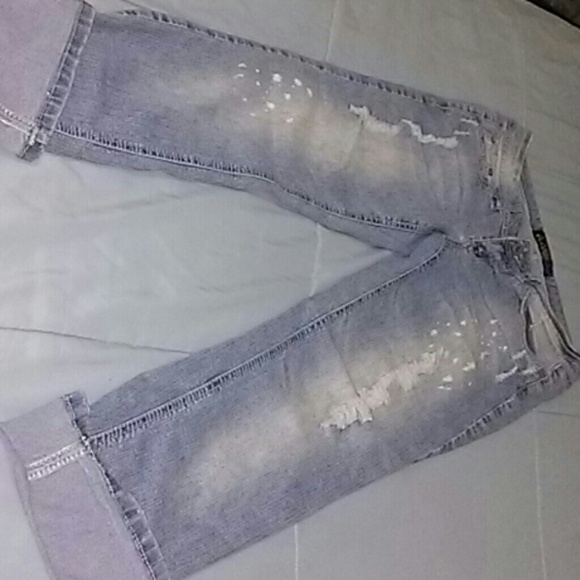 Denim capris