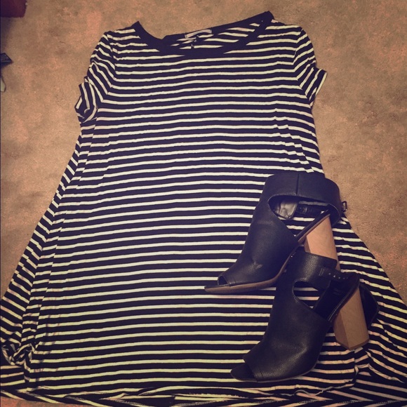 Brandy Melville Dresses & Skirts - Stripped T-Shirt Dress