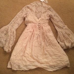 NEW Free People Ivory Small Bohemian Dress