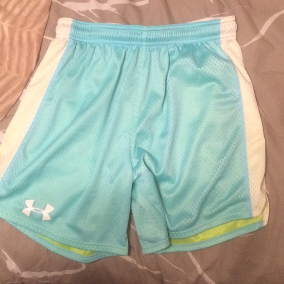 Turquoise under armour shorts