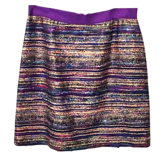 Kate Spade New York Multicolored Tweed Skirt