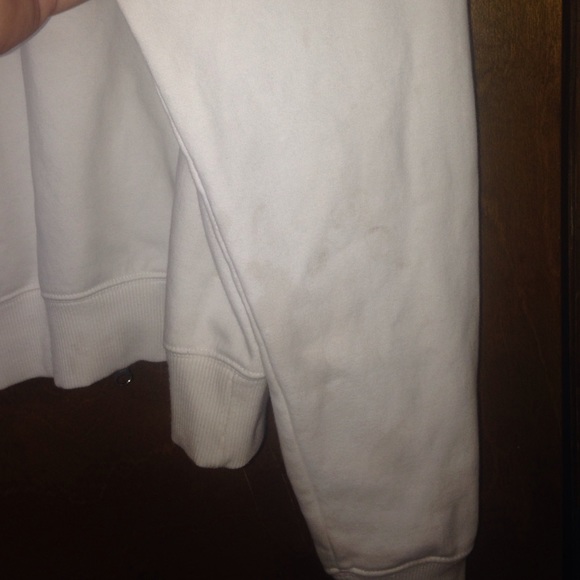 White Nike Zip Up Hoodie - Picture 4 of 4