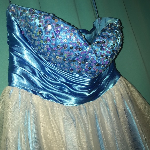 Blue Ombré Dress - Picture 2 of 3